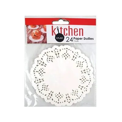 24pc Paper Doilies 11cm 4.5"