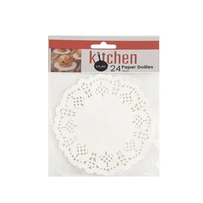 24pc Paper Doilies 14cm 5.5"