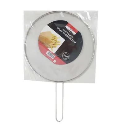 S/Steel Splatter Screen 29CM