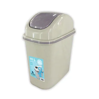 Clean - Rubbish Bin Swivel Top 10L
