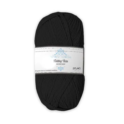 Knitting Yarn 100g Black