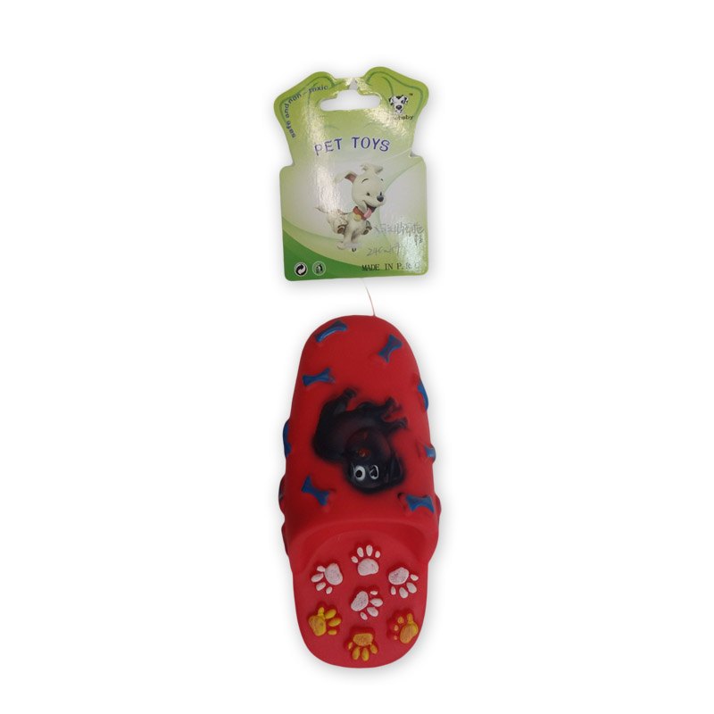 Pet Toy Slipper 15.5x6cm Assorted Colours — photo 1 of 1