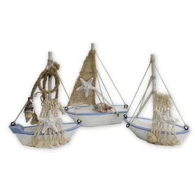 Sea - Wooden Sail Boat Mii 15CM