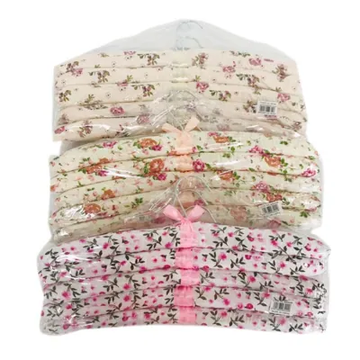 Clothes Hanger - Cotton 5pc Padded