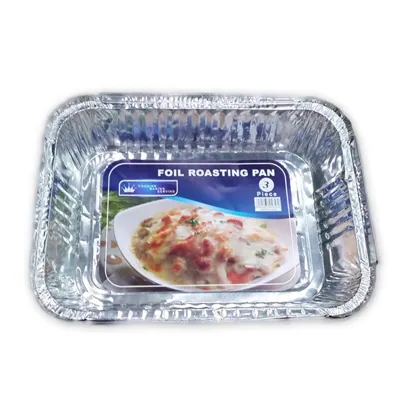 Foil Tray 26x19x5.6cm 3pc 17g