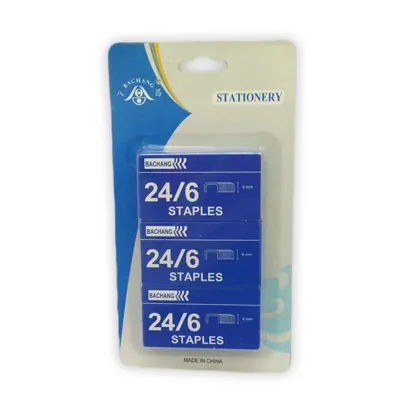 Metal Staples 24/6 3pk