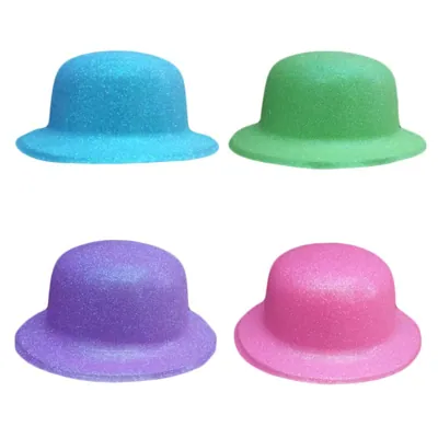 Party Hat Glitter Round Pastel