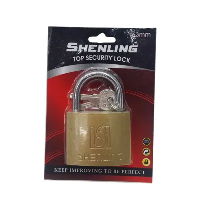 Metal Padlock 63mm Coated Copper