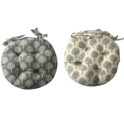 Chair Cushion Rnd 40cm Tree Pattern