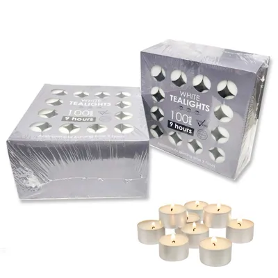 Candle - Tealights 9HRS PK100