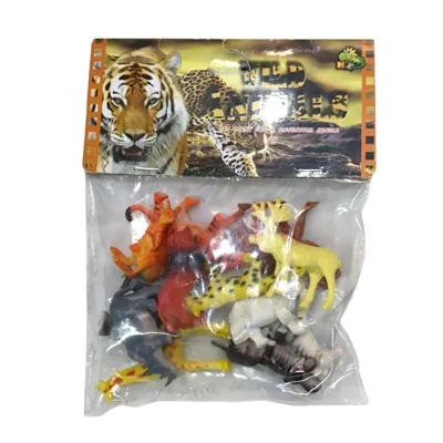 Toy Animals Wild Animals 12pc 3-7CM