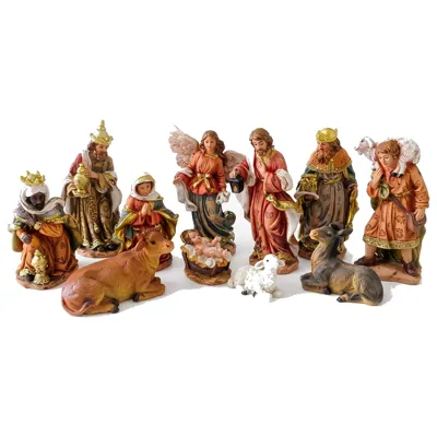 Christmas Nativity Set S/11, 6.3"/15.5cm
