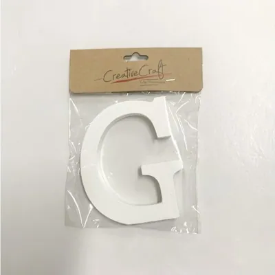 Craft Wood Letters 10cm 1.2cm Thick "g"