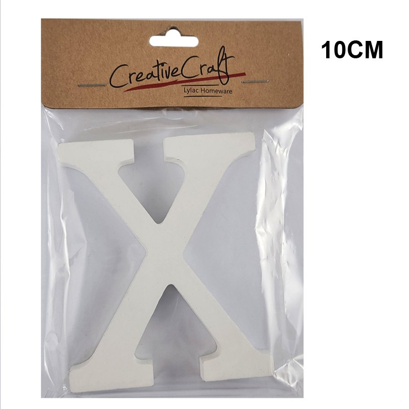 Craft Wood Letters 10cm 1.2cm Thick "x" — photo 1 of 1