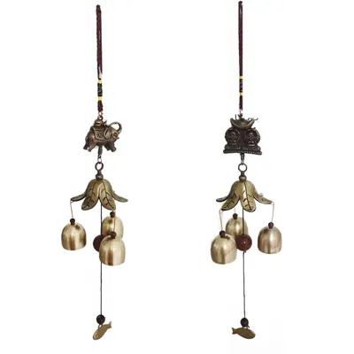 Windchime 3 Bronze Bells 40cm