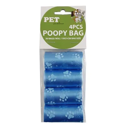 Pet Poopy Bag 4ROLL 20pc/ROLL 31x13cm 80 Bags