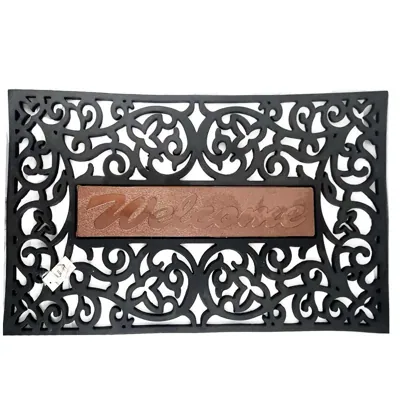 Door Mat Welcome Rect 45X75CM