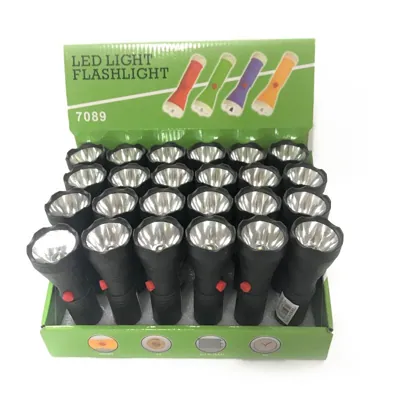 LED Torch Black 12cm