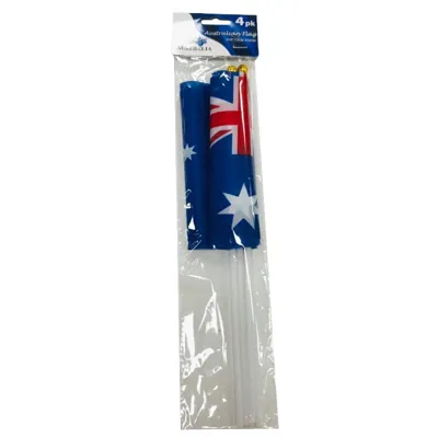 Australia Flag 4pk 12x24cm