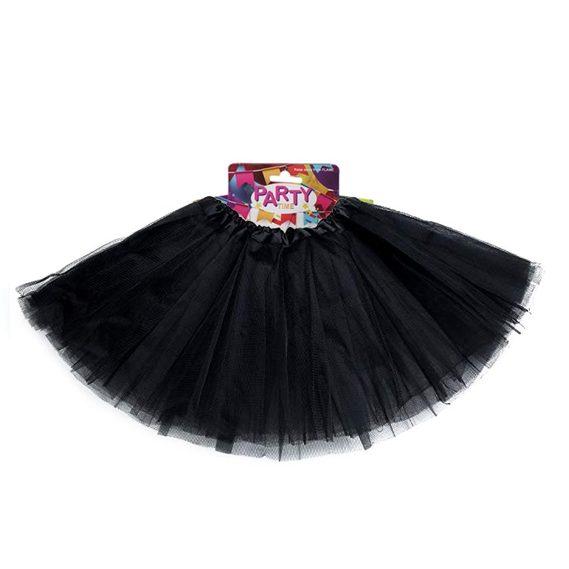 Party Tutu 40cm Black 3.5LAYER Adult — photo 1 of 1