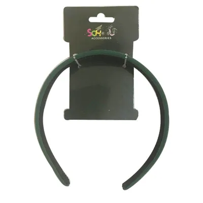 School Dark Green Headband