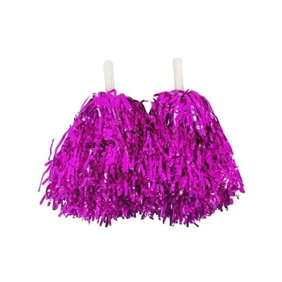 Party Pom-poms 2pc Hot Pink