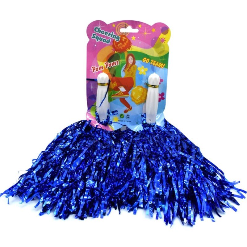 Party Pom-poms 2pc Blue — photo 1 of 1