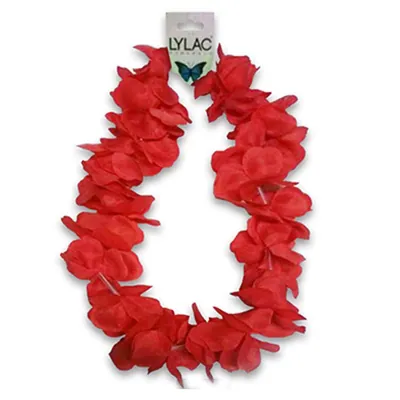 Party Hawaii Lei 10CMX1.2M Red