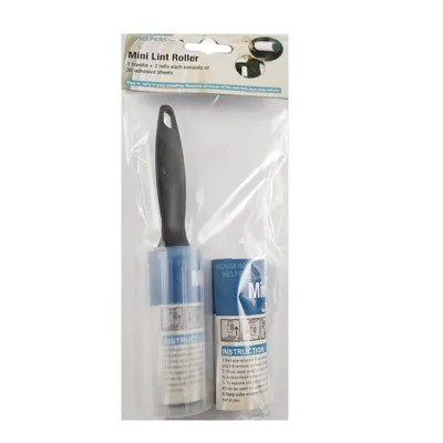 Clean Lint Roller Mini Travel 30SHTS 2.65m