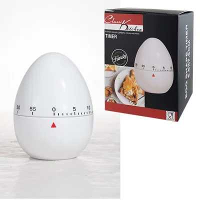 Egg Shape Timer 5.6x7.5cm