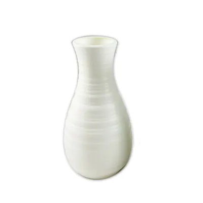 Plastic Vase 10.5x20.5cm White