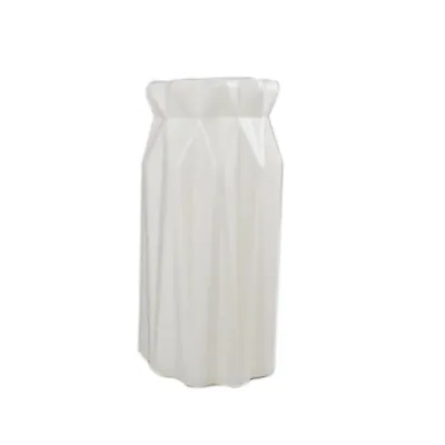 Plastic Vase 9x17.7cm White Only