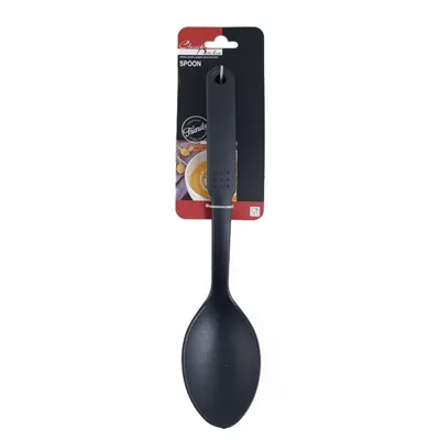 Black Nylon Spoon 6.8x30cm