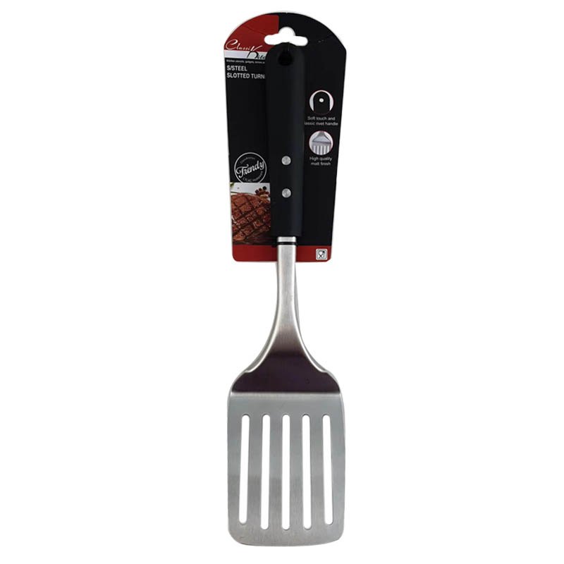 S/steel Slotted Turner PP Handle 8x32cm — photo 1 of 1