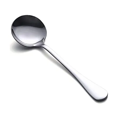 Cutlery S/steel Dessert Round Spoon 17cm 2mm Thick