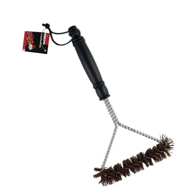 BBQ Cleaning Brush Metal Wire PP Handle 30cm