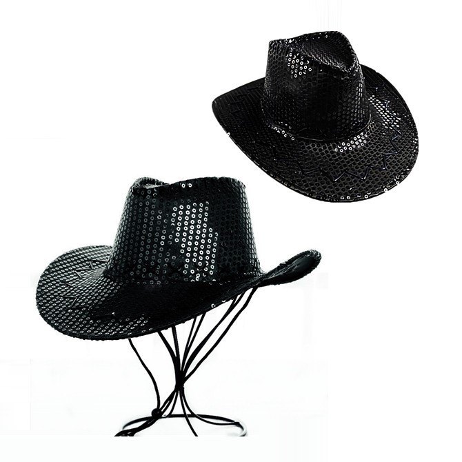 Party Hat Cowboy Sequin Black — photo 1 of 1
