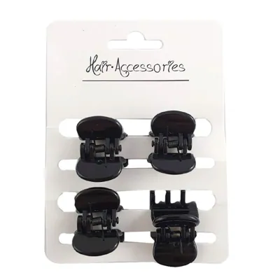 Hair Claws Mini 4pc 2.5cm