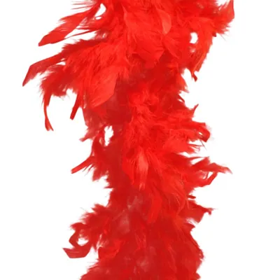 Feather Boa 40g Red 1.5m
