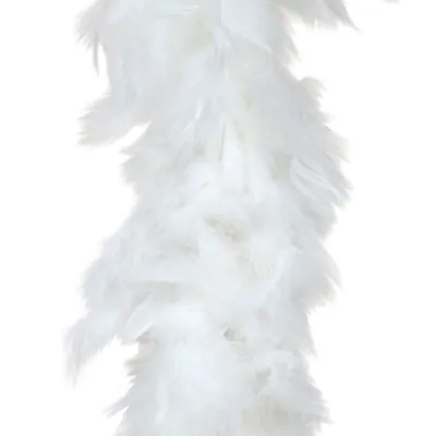 Feather Boa 40g White 1.5m