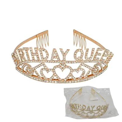 Party Tiara Crystal Birthday Queen