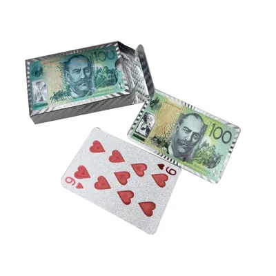 Game Poker Foil Silver Aud Dsn