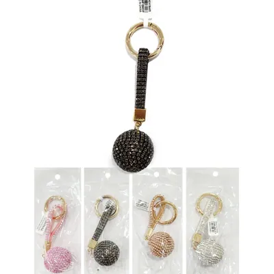 Keyring Diamante Ball