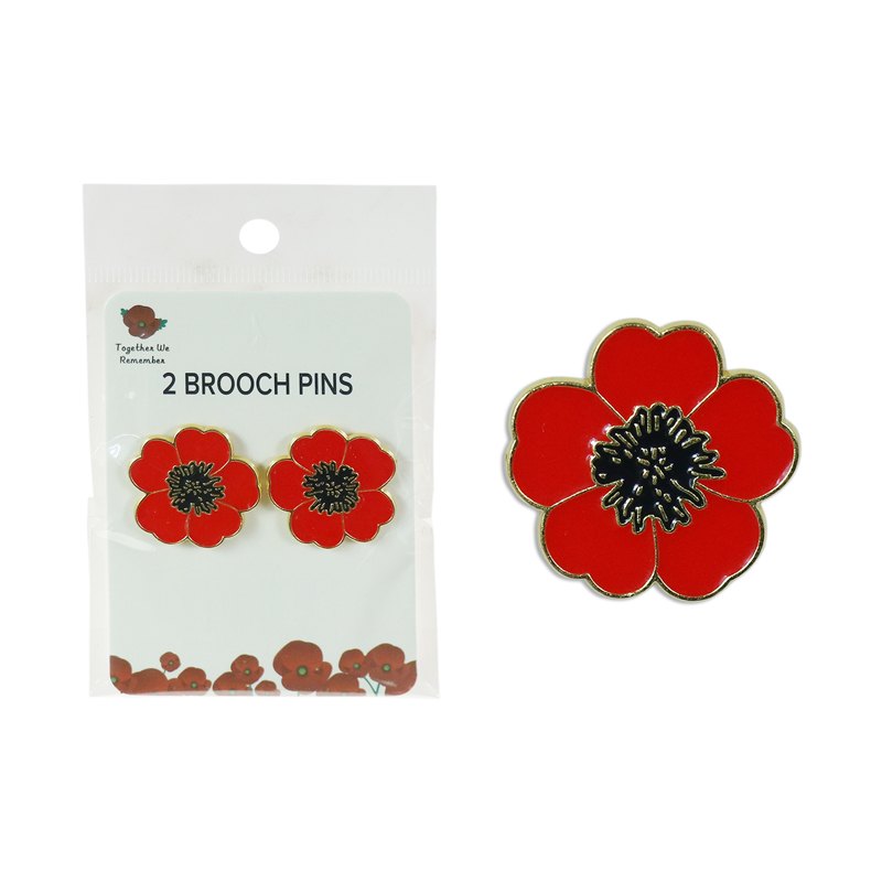 Poppy Pin Lest We Forget 2pk — photo 1 of 1