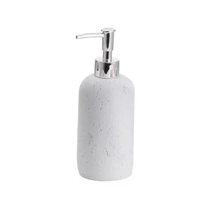 Bathroom Stone Look Soap Dispenser 7.3x19.4cm