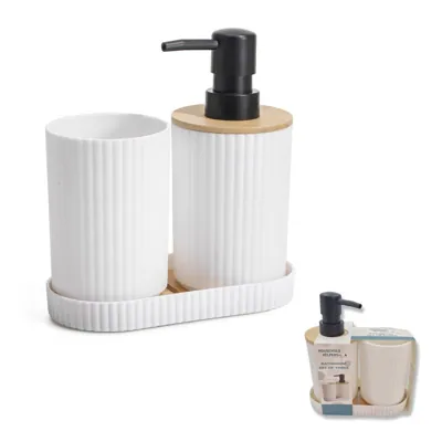 Bathroom 3pc Set Bamboo Decor