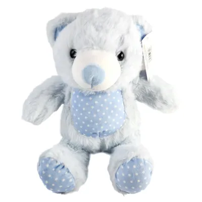 Plush Bear Baby Boy 21cm Blue
