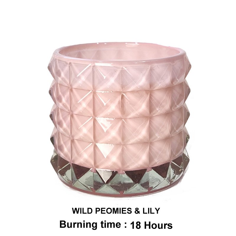 Glass Candle D7.5xH6.8cm Wild Peonies & Lily 110g — photo 1 of 1