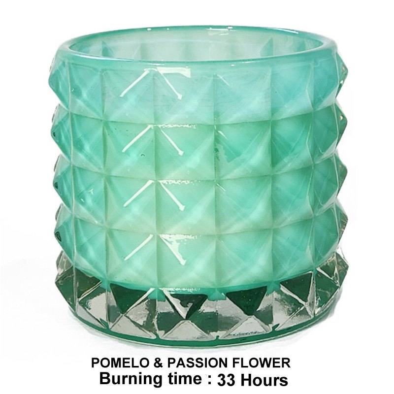 Glass Candle D9.8XH8.7cm Pomelo & Passion Flower 220g — photo 1 of 1