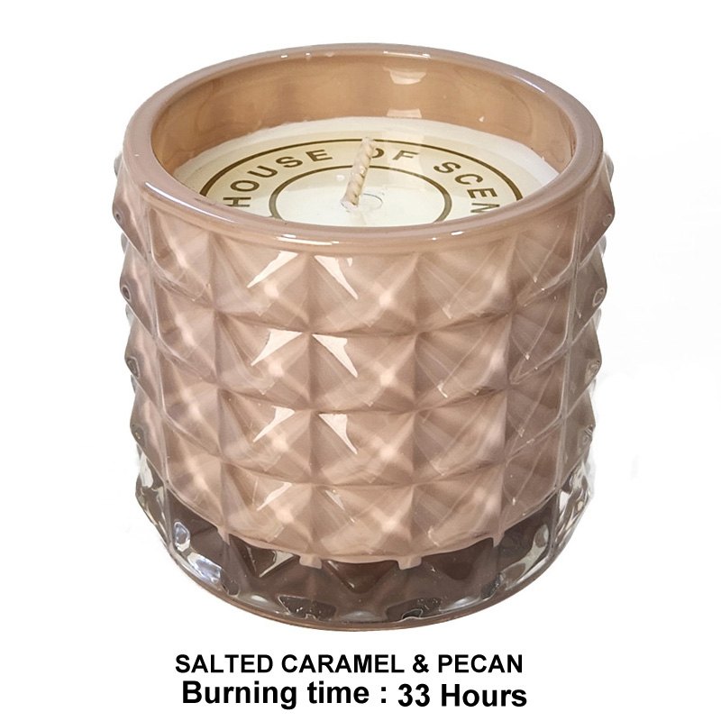 Glass Candle D9.8xH8.7cm Salted Caramel&pecan 220g — photo 1 of 1